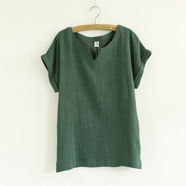 Bat Sleeve T-Shirt T-Shirt Original Vintage Short Women Johnature 1283703 - Tokyo Fashion