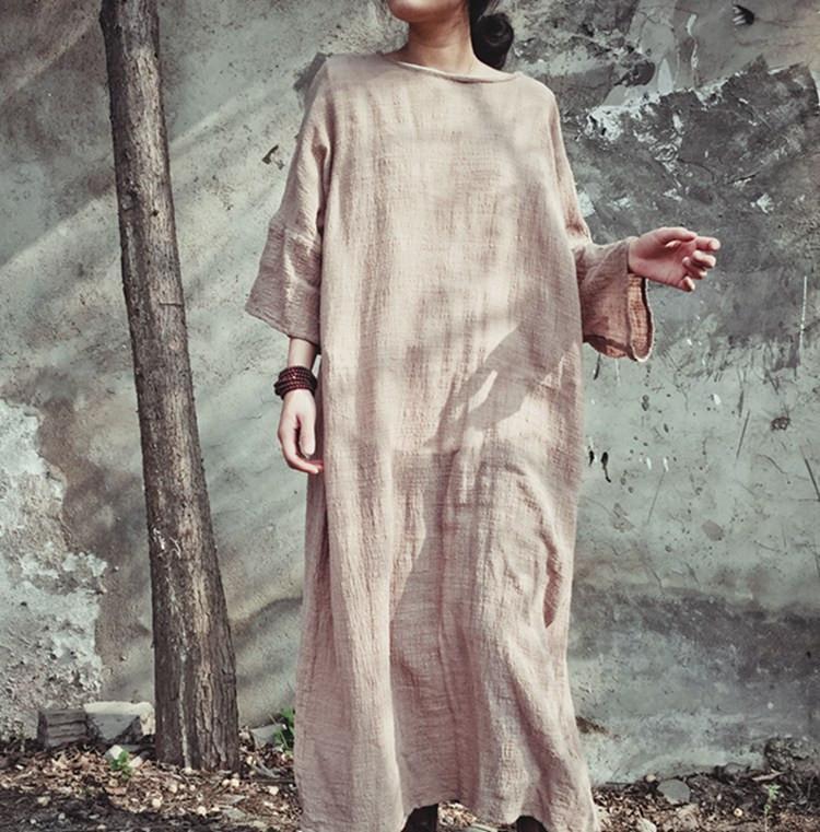 Batwing Sleeeve Gown Pullover Women Johnature 2569505 - Tokyo Fashion