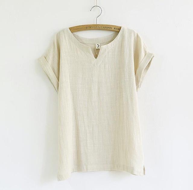 Bat Sleeve T-Shirt T-Shirt Original Vintage Short Women Johnature 1283703 - Tokyo Fashion