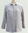 Button Long Solid Casual Blouse Women Johnature 4918966 - Tokyo Fashion