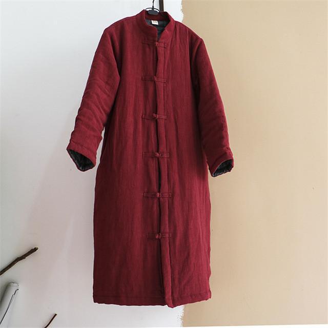 Button Thick Parkas Vintage Warm Clothes Coats Women Johnature 7424207 - Tokyo Fashion